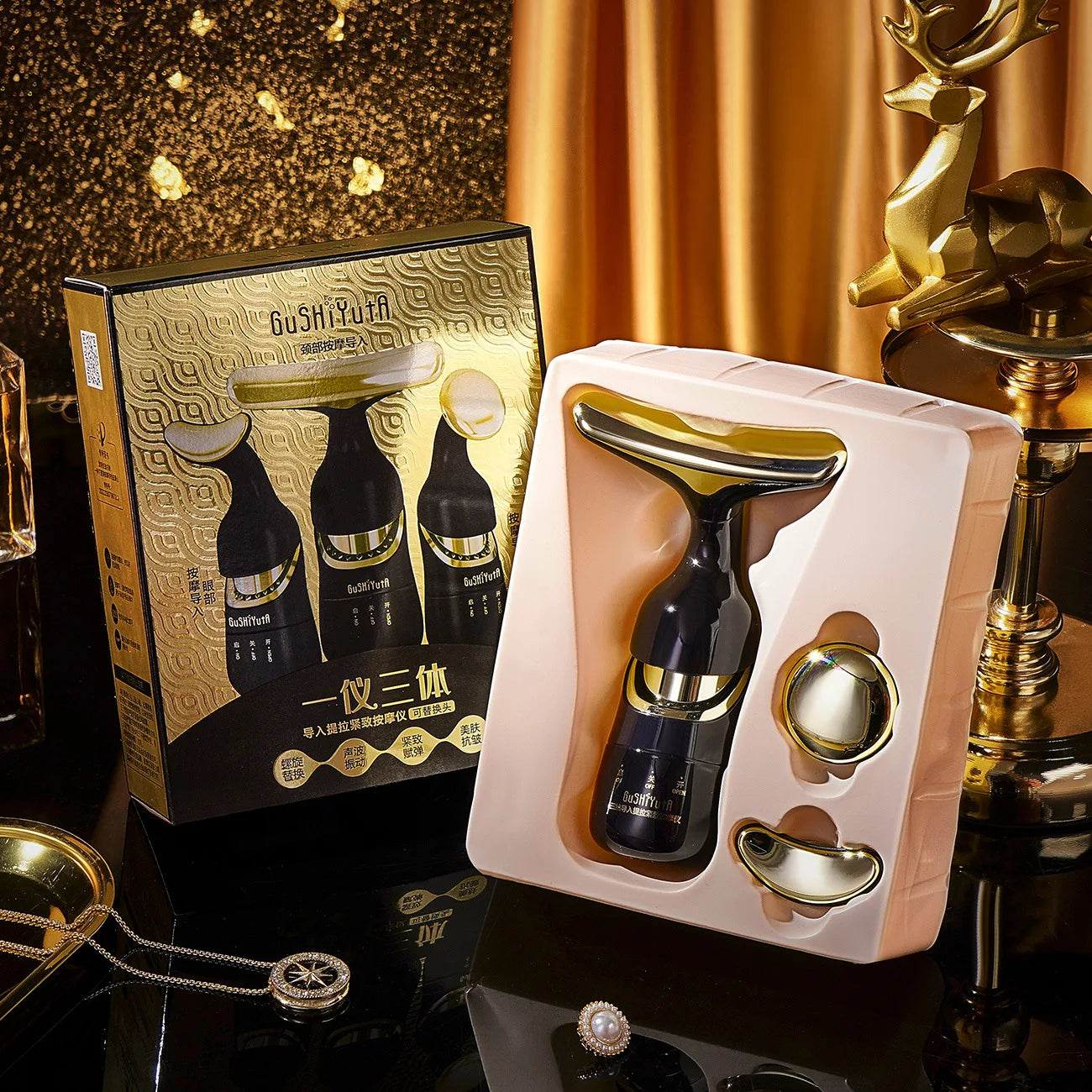 ZenTouch™ 3-in-1-Massagegerät - Gesicht, Hals & Augen